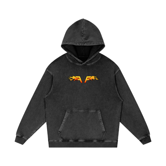 Pepper Man Acid Wash Oversize Hoodie - 420 GSM